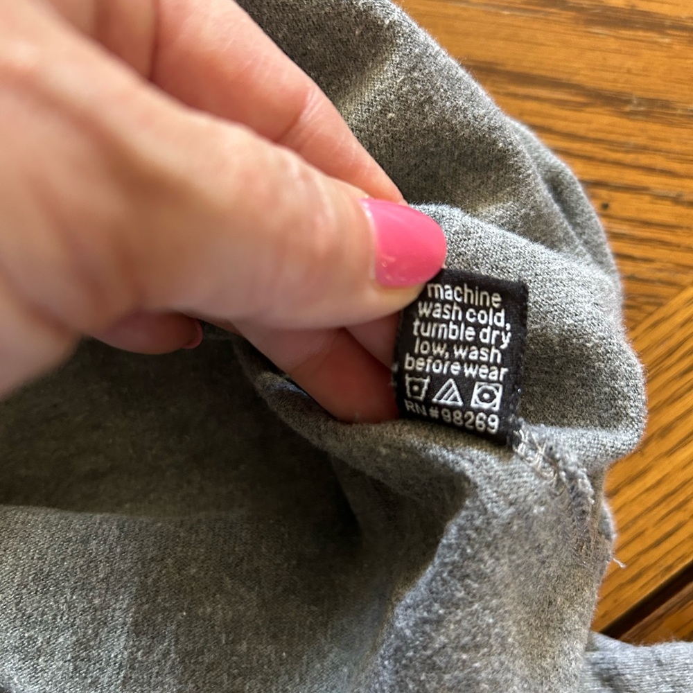 Gray Long-Sleeve Henley Shirt - Picture 13 of 13